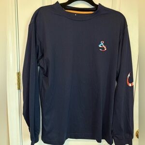 Hook & Tackle Solar System Fishing Shirt M UPF 50 Long Sleeve Graphic